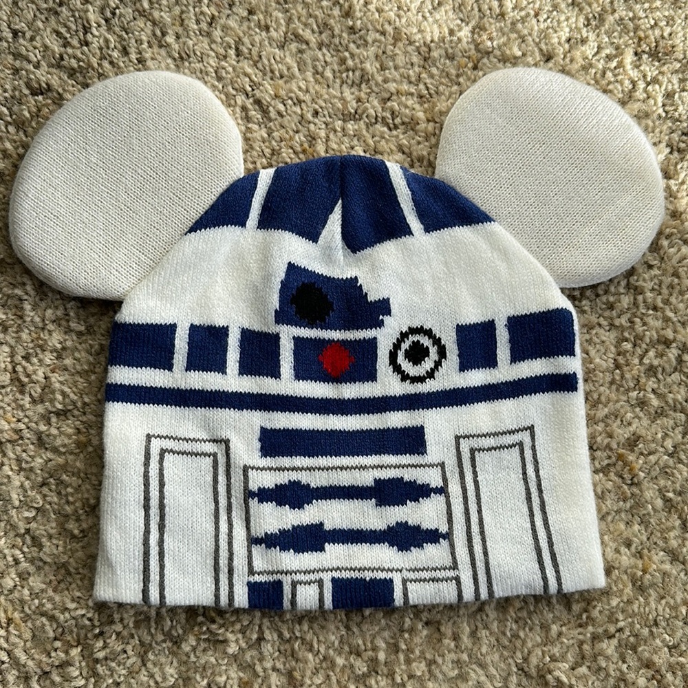 Disney Parks R2-D2 Knit Beanie, size Youth